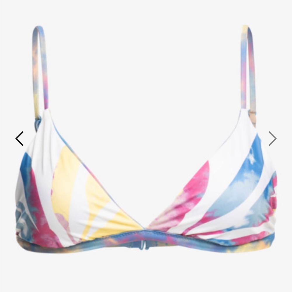 Nwt Roxy Surf Fixed Triangle Reversible Bikini To… - image 5